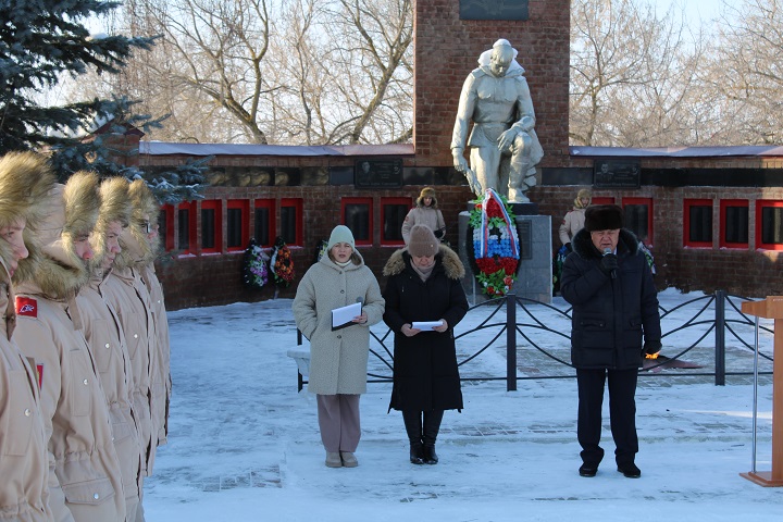 В канун Дня защитника Отечества в Новошешминске прошел митинг