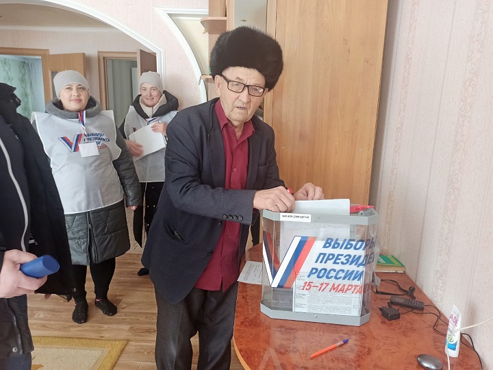  Выборы Президента РФ в нашем районе прошли организованно и при высокой явке избирателей.