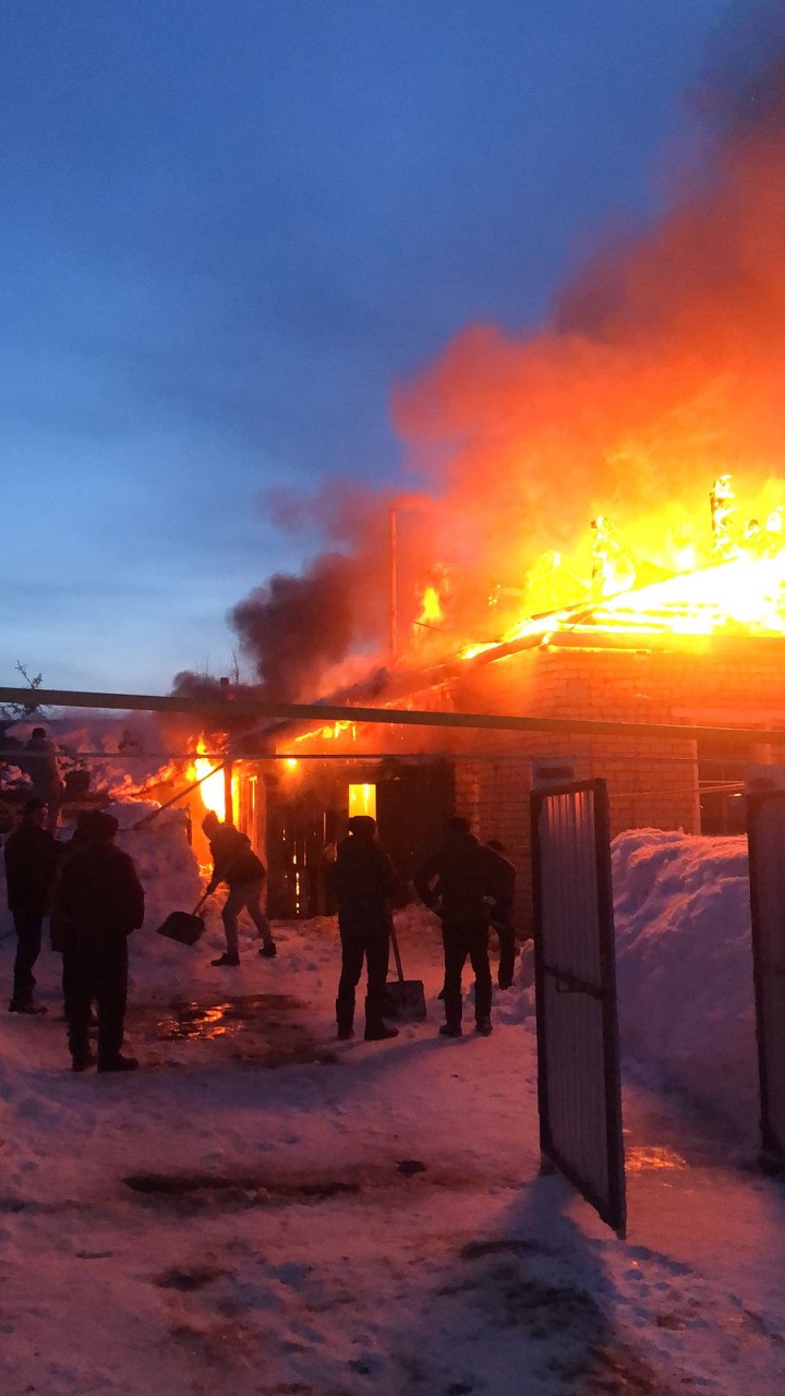 17 марта около 18 часов в селе Тубылгы Тау случился пожар.