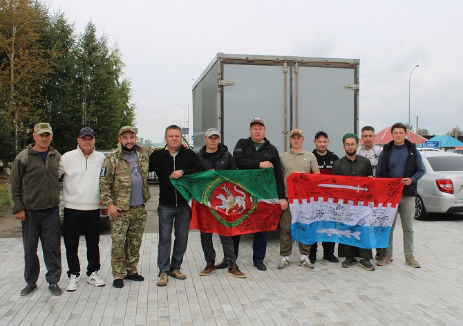 Очередная гуманитарная поездка к нашим бойцам