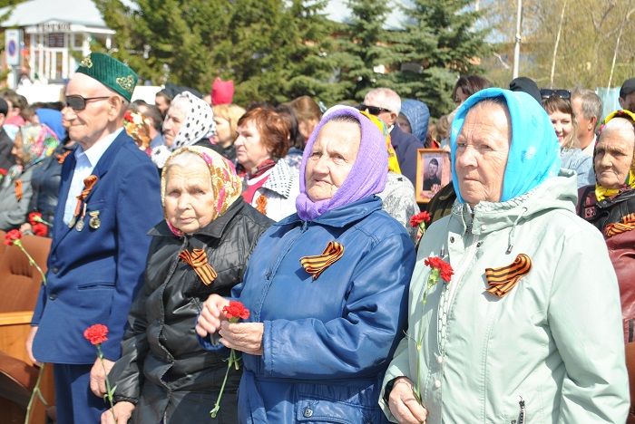 9  мая в Новошешминске прошел митинг в честь 73-й годовщины Великой Победы