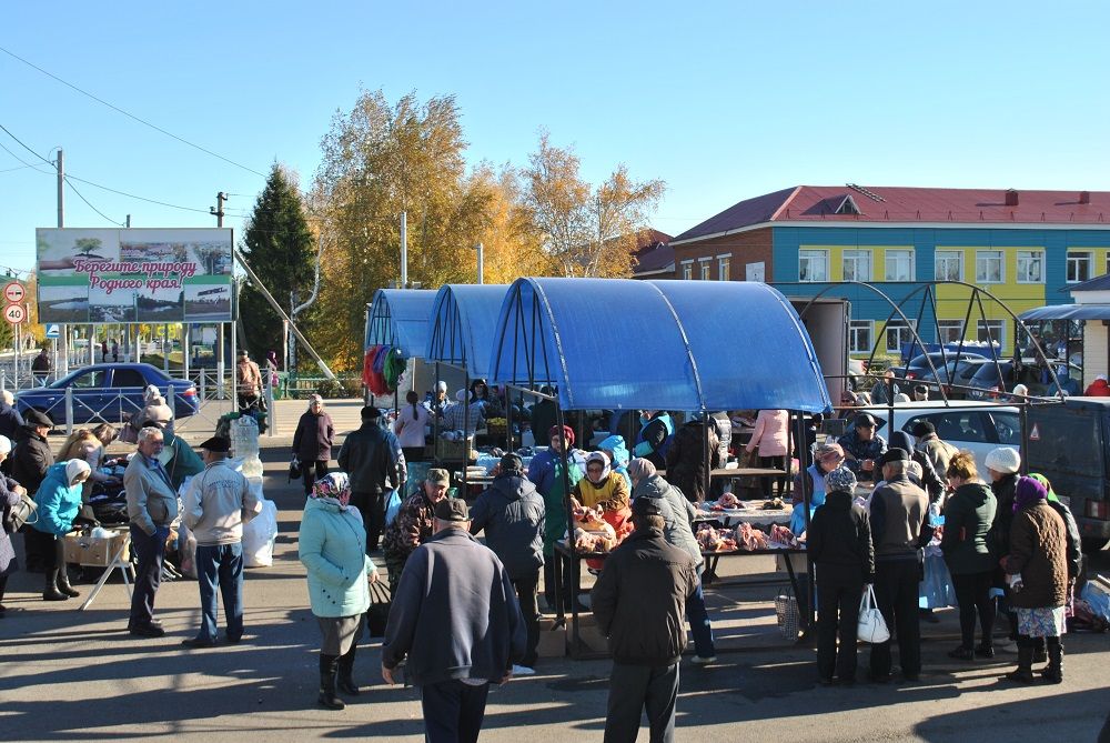 В Новошешминске  в праздники прошла первая  осенняя ярмарка