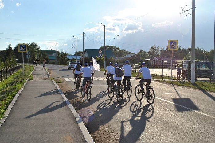 В Новошешминске стартовал велопробег по маршруту «Новошешминск-Черемшан», посвященный Году мужского здоровья