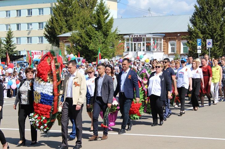 В Новошешминске состоялся митинг в честь 74-й годовщины Великой Победы
