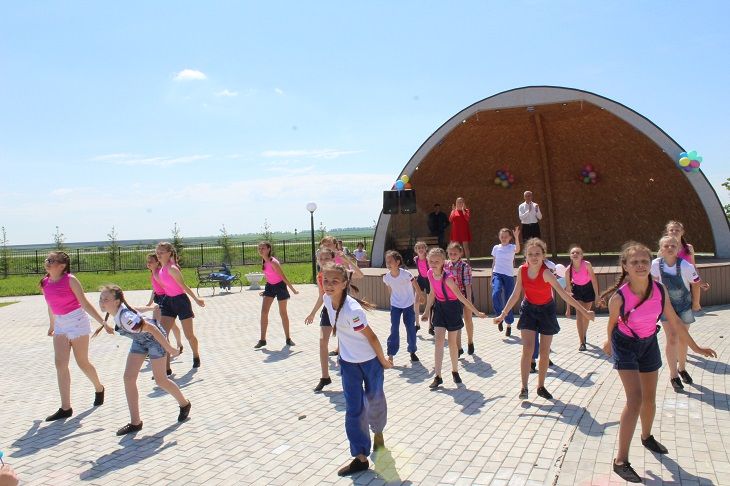1 июня в парке культуры и отдыха в Новошешминске прошел День защиты детей.