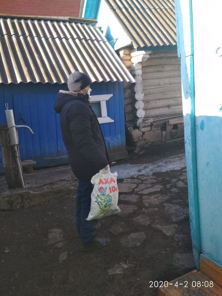 Волонтеры Новошешминского района обслужили более 60 пожилых людей