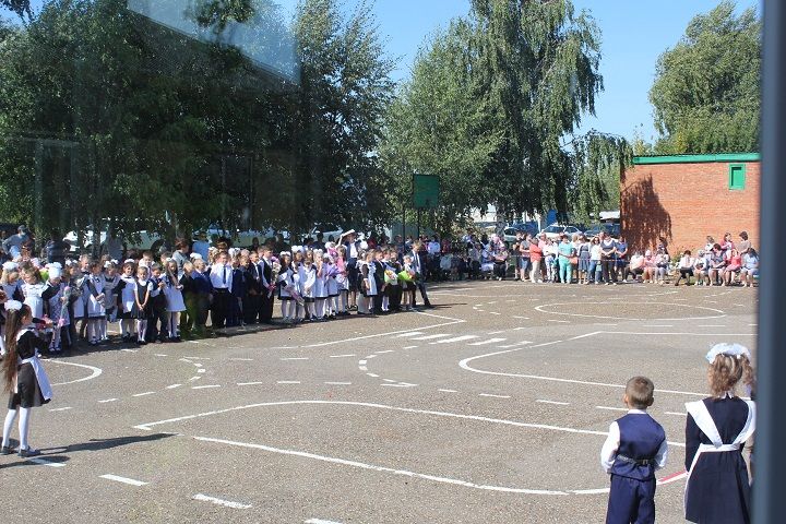 1 сентября в Новошешминском районе первый школьный звонок прозвучал для 140 первоклассников