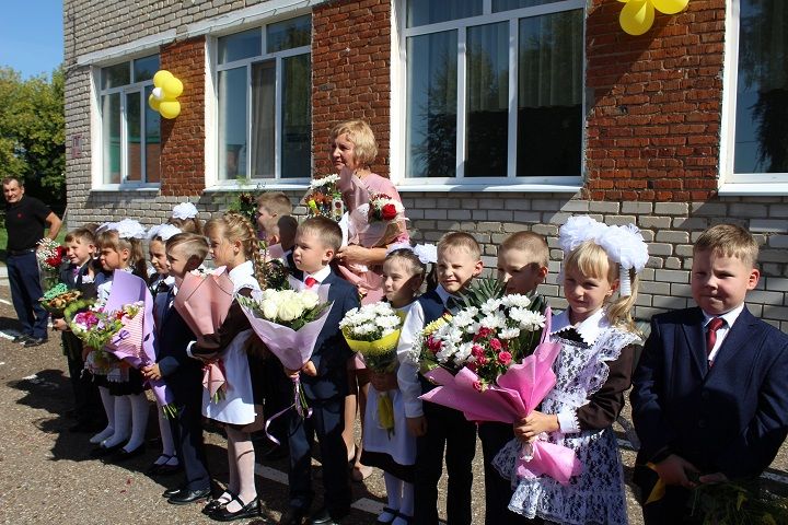 1 сентября в Новошешминском районе первый школьный звонок прозвучал для 140 первоклассников