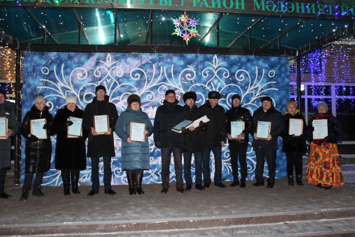 Открытие главной ёлки в Новошешминском районе