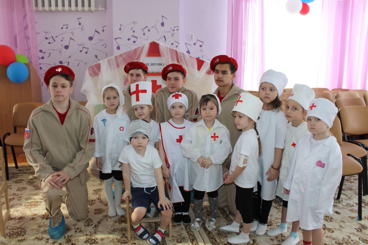 Накануне Дня защитника Отечества в Новошешминском детском саду «Золотой ключик» прошла военно-спортивная игра «Зарница».