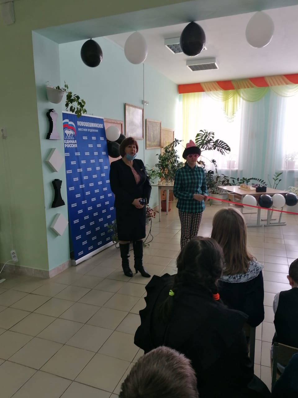 В Черемуховской средней школе открылась шахматная зона