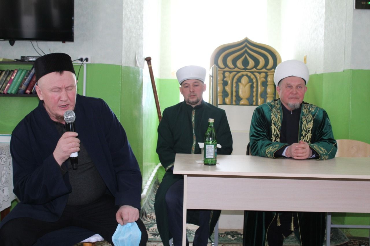 Главный казый ДУМ РТ Джалиль хазрат Фазлыев прочитал проповедь в Шахмайкинской мечети