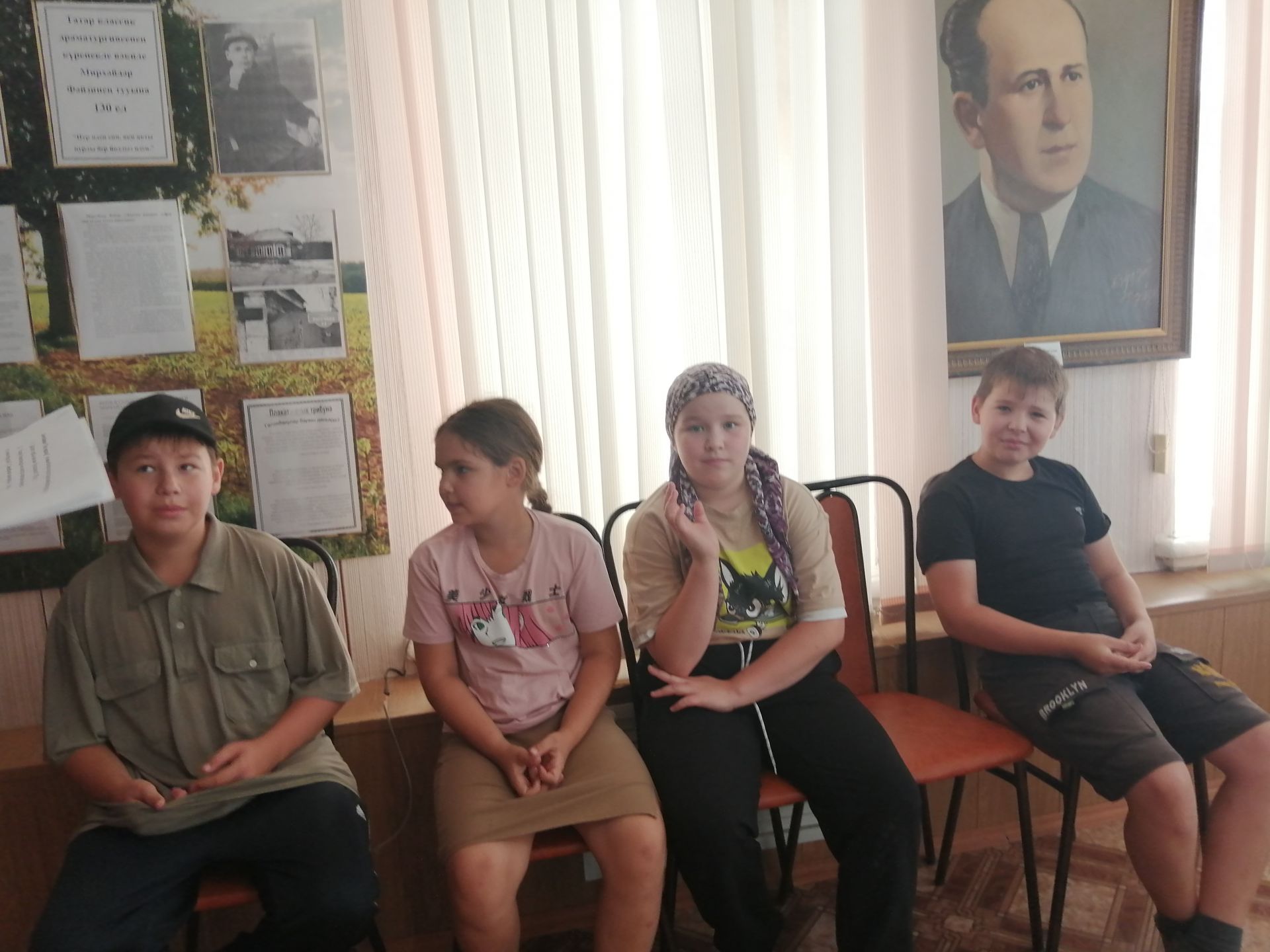 «С днем рождения, Татарстан!»: в Шахмайкинском музее прошло мероприятие со школьниками