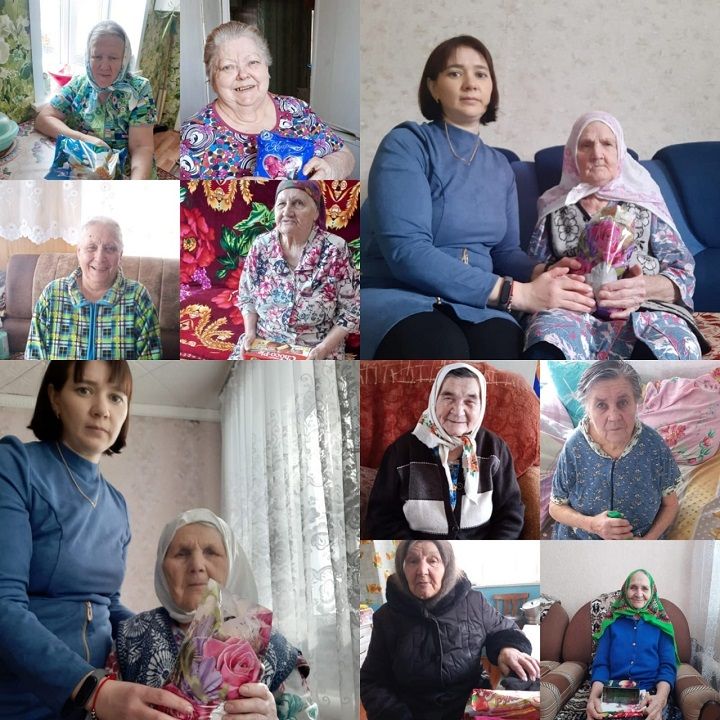 Накануне 8 марта специалисты КЦСОН «Забота» поздравили получателей социальных услуг с праздником весны