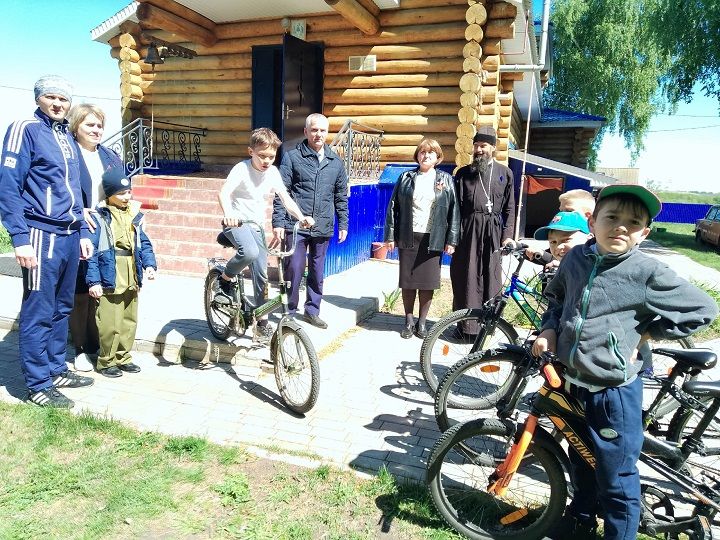 Велопробег в честь Дня Победы прошёл в селе Ленино