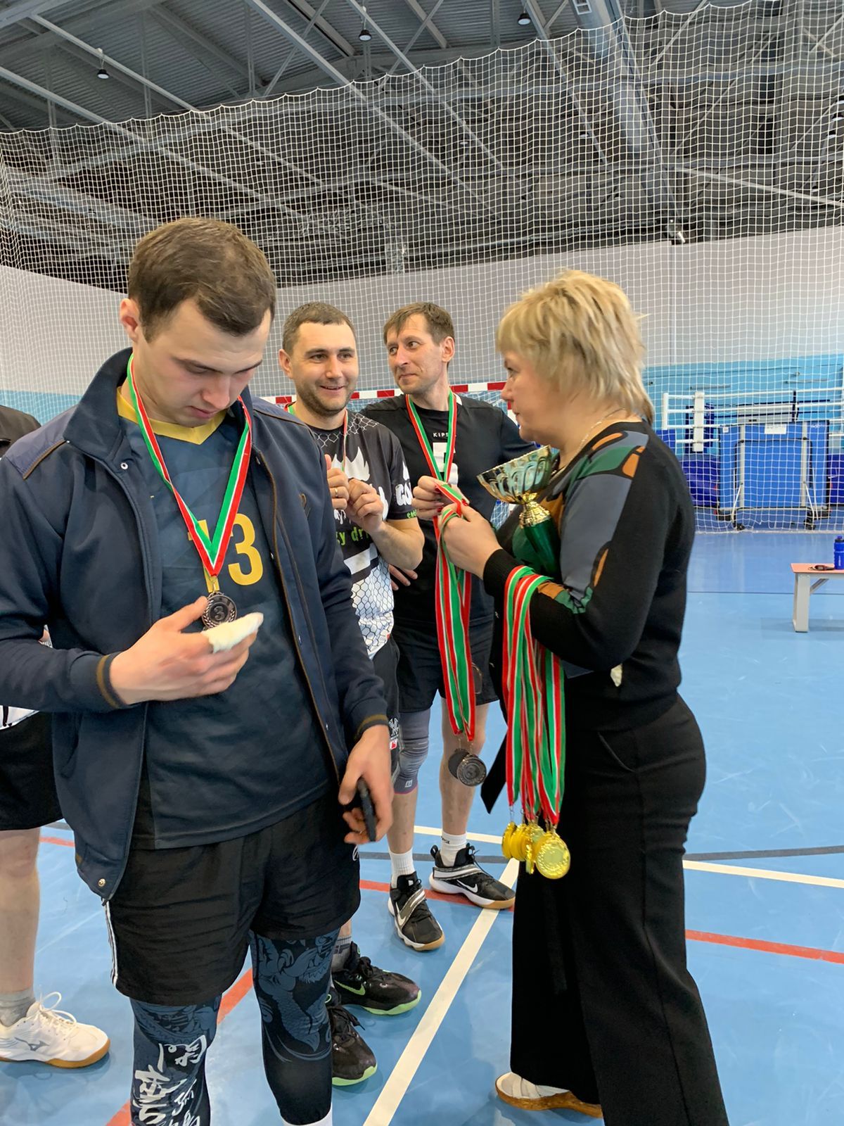 «Мы вместе» — турнир по волейболу в поддержку участников СВО прошёл в Новошешминске