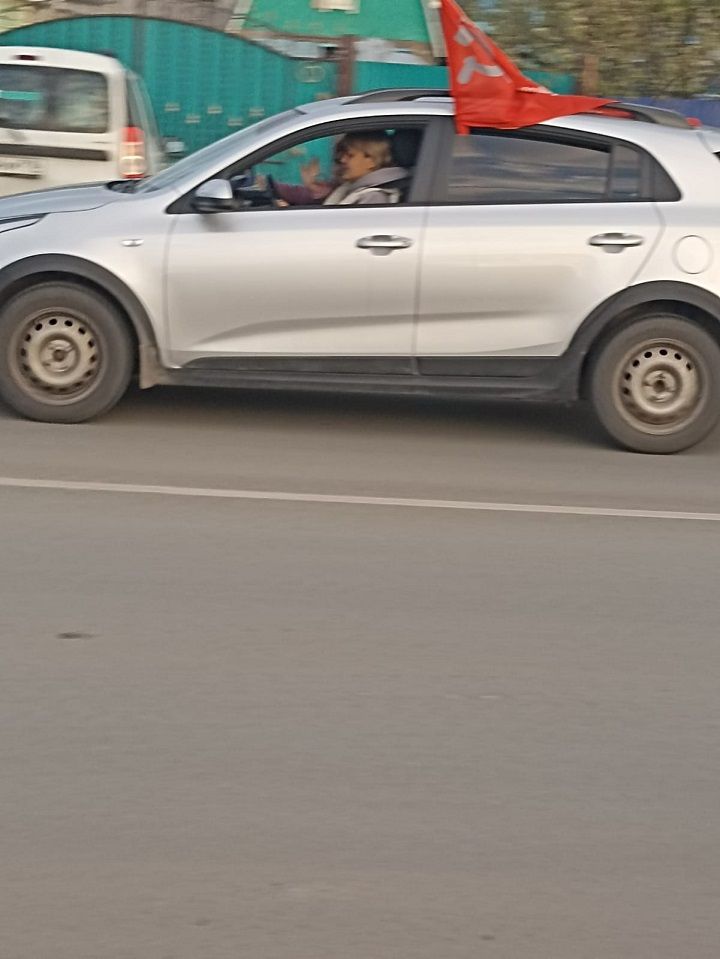 В Новошешминске прошёл автопробег