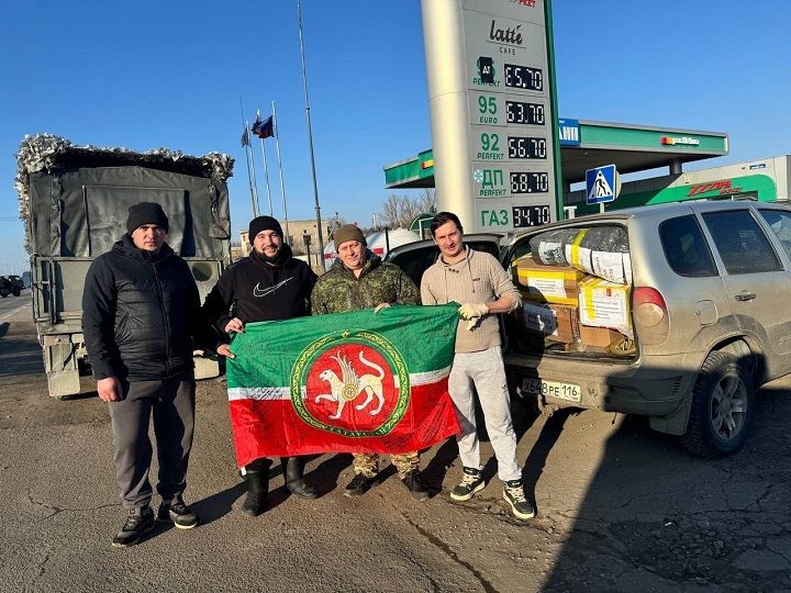 Сугышчыларга тагын ике автомобиль илттеләр