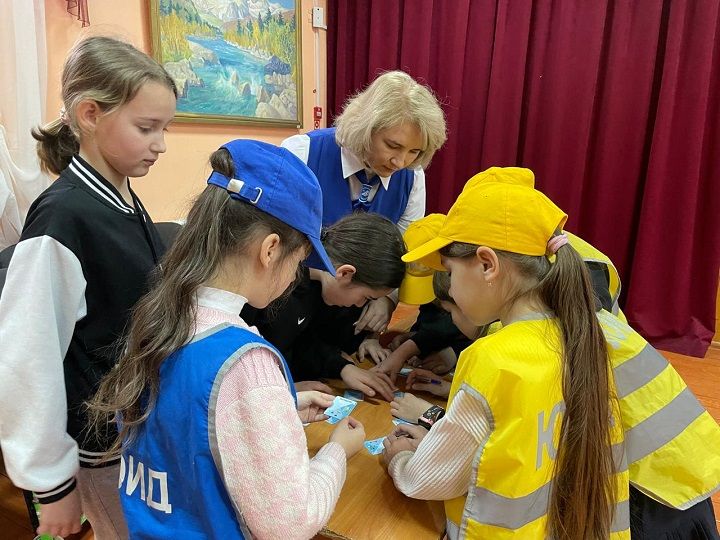 В Краснооктябрьском сельском клубе прошло профилактическое мероприятие по правилам дорожного движения