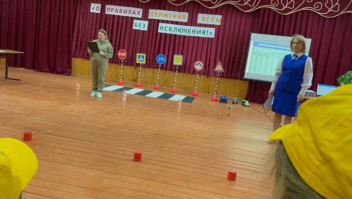 В Краснооктябрьском сельском клубе прошло профилактическое мероприятие по правилам дорожного движения