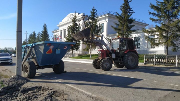 Благоустройство Новошешминска продолжается