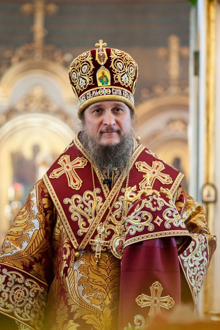 Епископ Пахомий поздравляет православных новошешминцев с праздником Пасхи