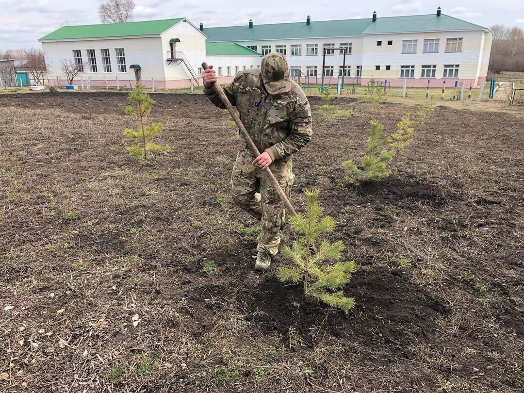 В Краснооктябрьском сельском поселении заложили «Аллею славы»