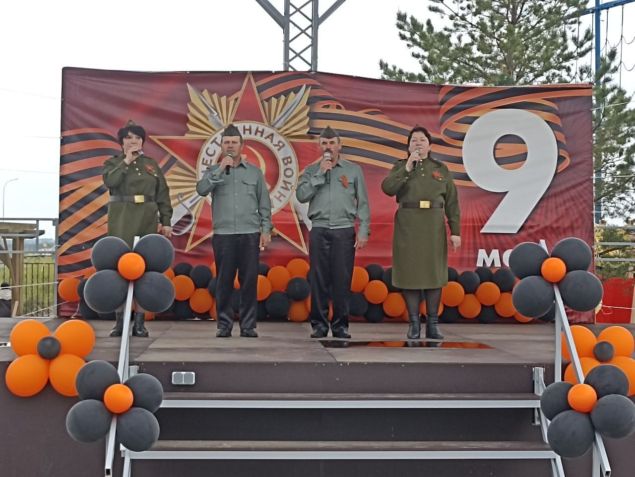 В Новошешминске прошел патриотический фестиваль «Живи, цвети, Победный май!»