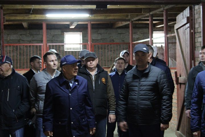 Раис Татарстана посетил Новошешминский  район