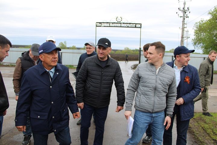 Раис Татарстана посетил Новошешминский  район