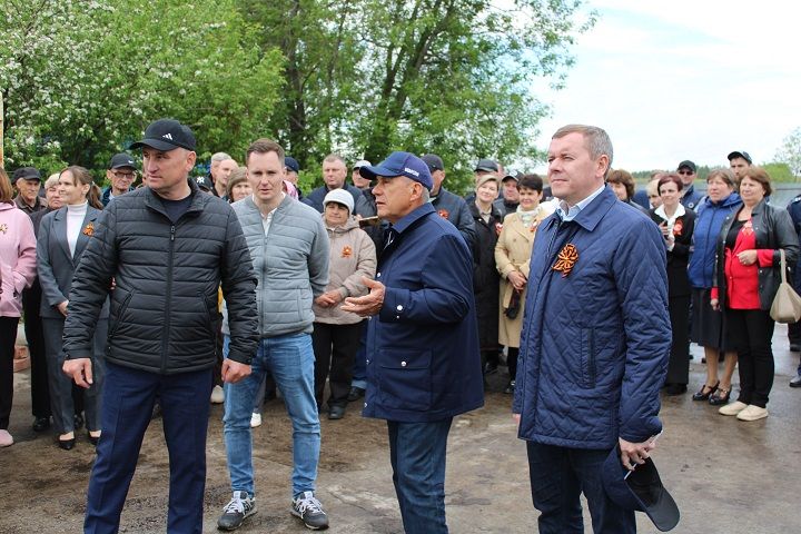 Яңа Чишмә районында Татарстан Рәисе булды