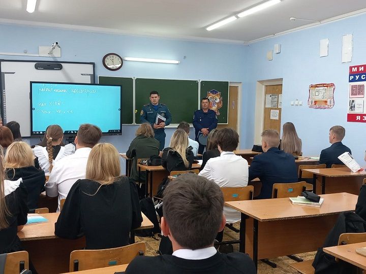 Уроки безопасности от огнеборцев