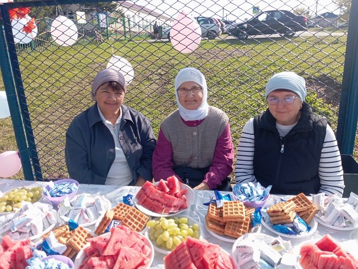 В селе Шахмайкино открылась новая игровая площадка