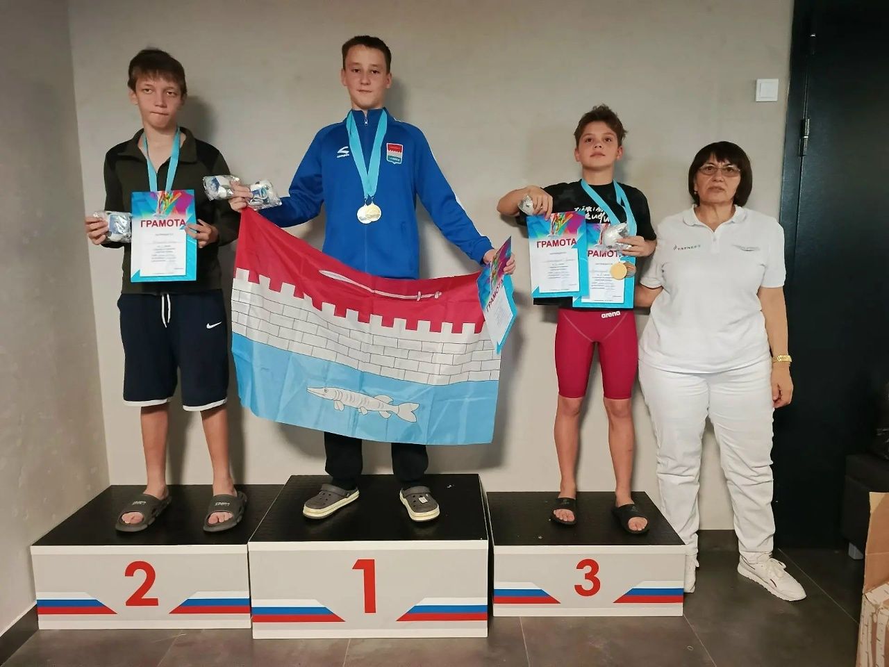 Достойное выступление новошешминских пловцов!