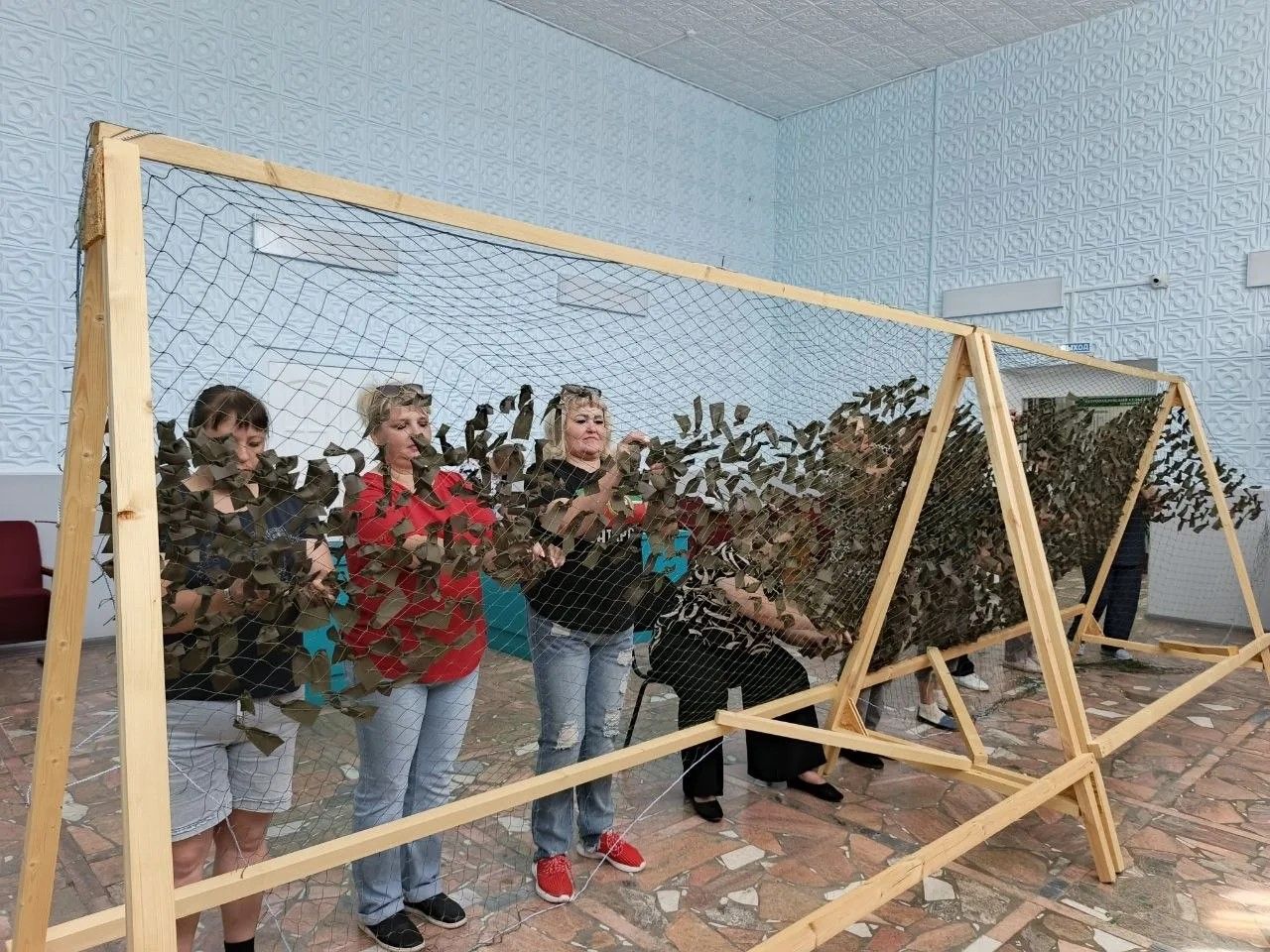 Патриотической акции «Плетём для наших»