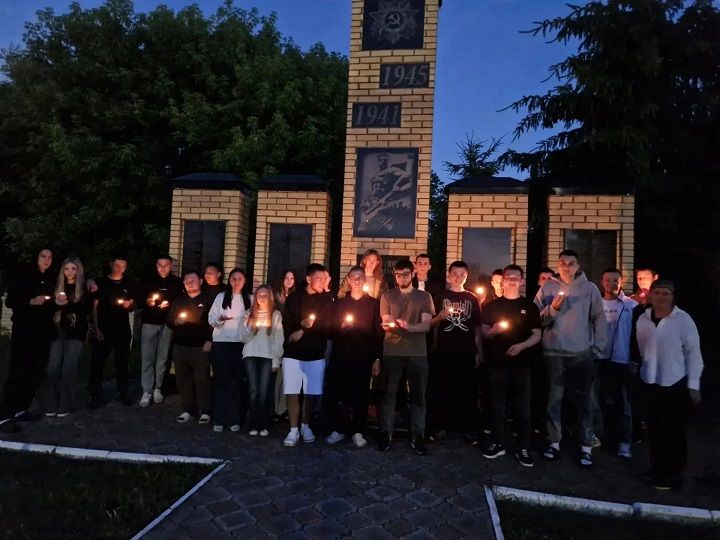 Акция «Свеча памяти» в Шахмайкино