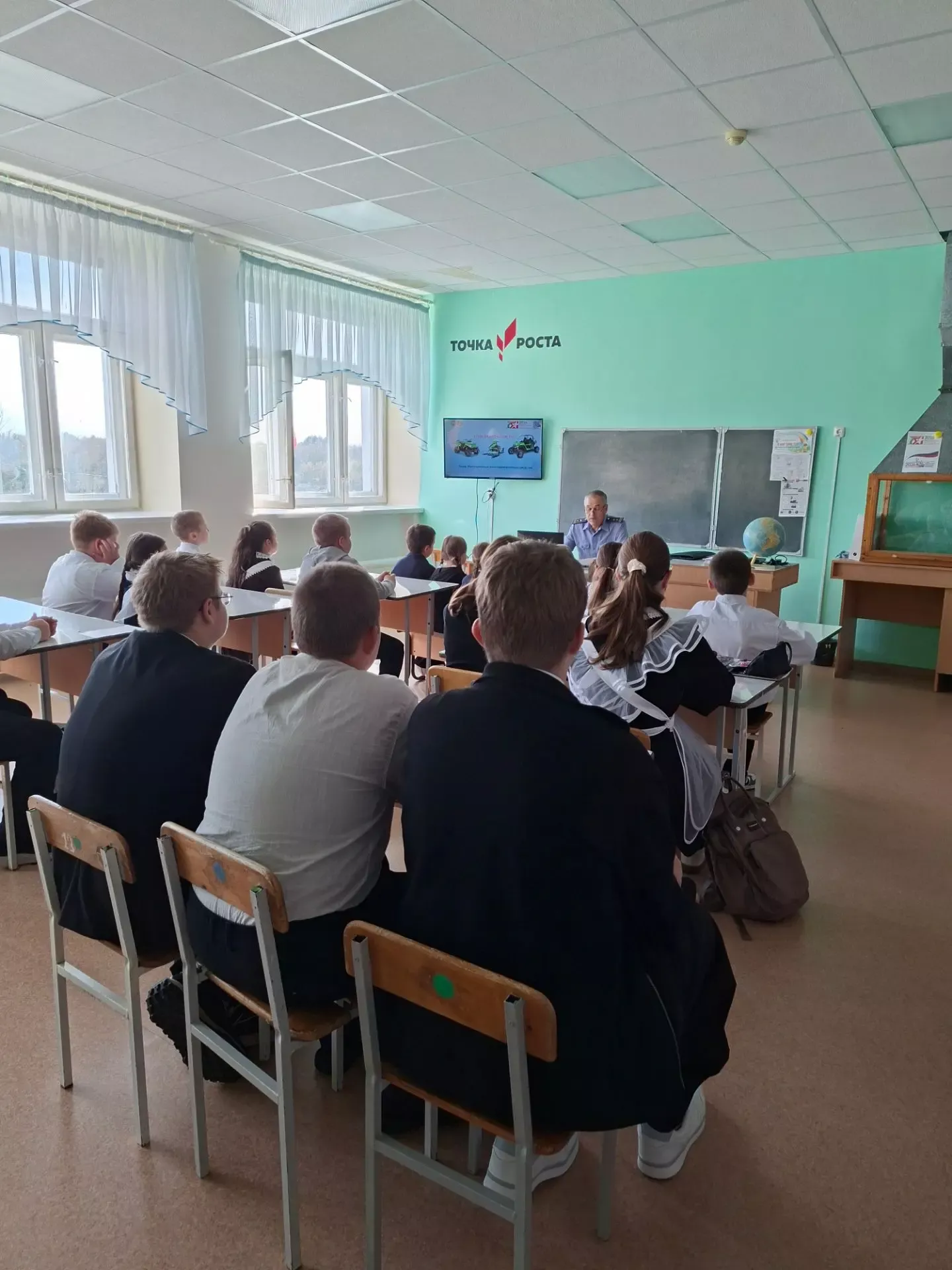 Гостехнадзор провел урок безопасности в Краснооктябрьской школе
