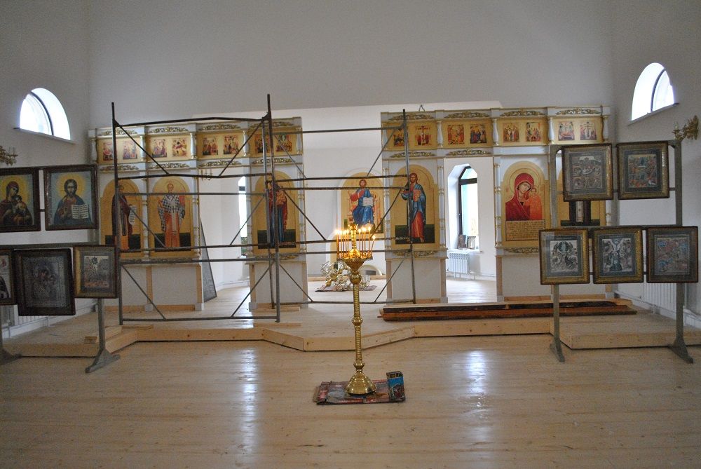 Освящение и установка колоколов и купола на храм