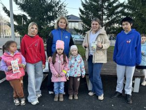 В Новошешминске прошла акция «Стань заметней!» с участием детсадовцев и гимназистов