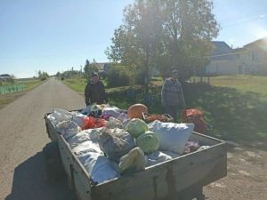Жители Зиреклинского сельского поселения организовали сбор овощей для нуждающихся