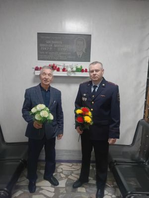 В Новошешминском ОВД почтили память лейтенанта милиции Николая Якунина