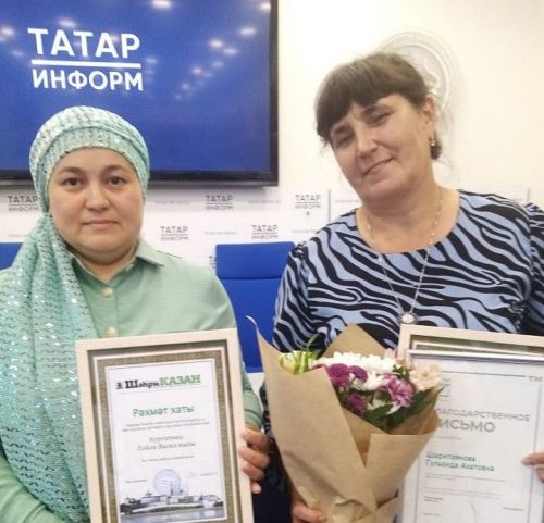Шахмайкинских почтальонов наградили в Казани