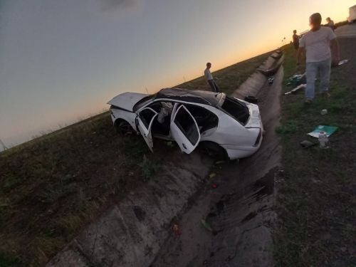 При обгоне попал в ДТП