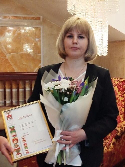 Глава КФХ из Слободы Черемуховой Татьяна Муратова  - призёр республиканского конкурса