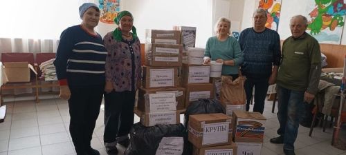 31 марта серебряные волонтеры Новошешминкого района отправили на СВО очередной гуманитарный груз