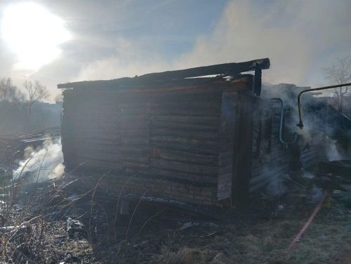 При пожаре в Слободе Архангельской погиб человек