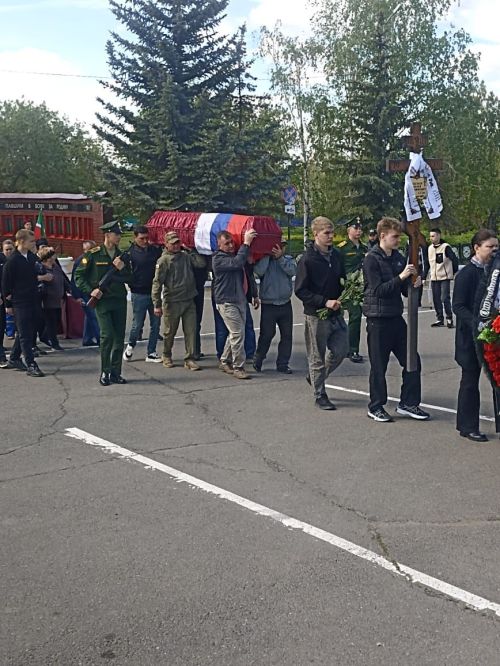 В Новошешминске простились с бойцом, погибшим в зоне СВО