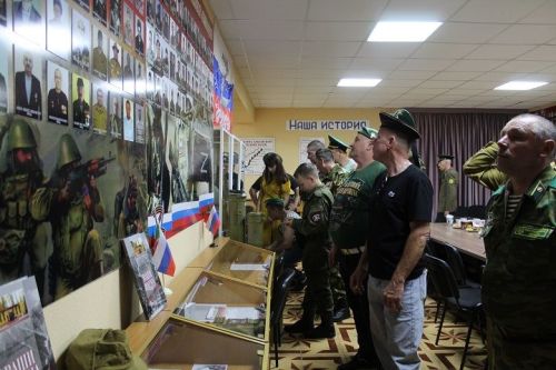 Краеведческий музей посетили ветераны пограничной службы