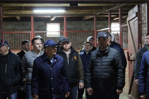 Раис Татарстана посетил Новошешминский  район