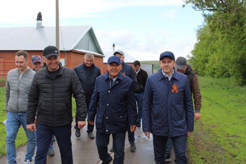 Раис Татарстана посетил Новошешминский  район